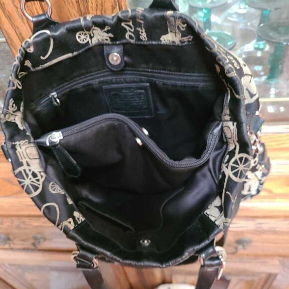 Coach Ashley Grace Horse & Carriage Anniversary satchel bag F15656 - Picture 5 of 11